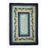 Earth Rugs Blueberry Vine Oblong Patchwork Tread 20"x30" Farmhouse Hallway Runner - 2 of 3
