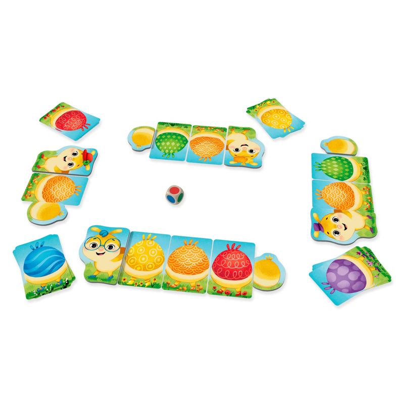 HABA Little Rainbow Caterpillar Mini Game of Colors and Patterns Ages 3+, 3 of 5