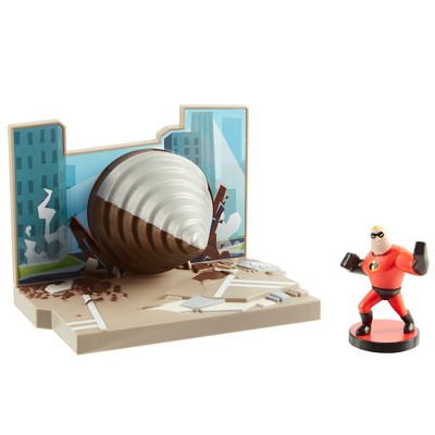 Incredibles 2 Drill Attack Playset With Mr Incredible Mini Figure - what is roblox zombie attack playset