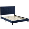 Modway Melanie King Tufted Button Upholstered Performance Velvet Platform Bed - Midnight Blue - 2 of 4