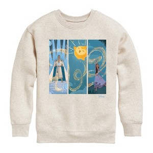 Boys' - Disney - Character Panels Graphic Long Sleeve Fleece Sweatshirt - 1 of 4