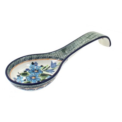 Blue Rose Polish Pottery Ballina Large Spoon Rest