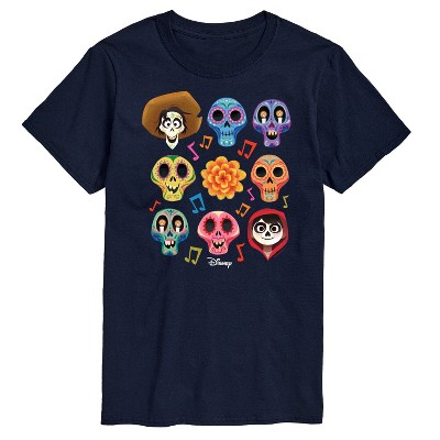 Men's - Coco - Musical Skulls Short Sleeve Graphic T-Shirt