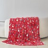Comfort Ultra-Plush Flannel Blanket Christmas Plaid Christmas Tree. - 2 of 4