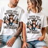 You've Just Buttered Your Last Biscuit T-Shirt, Cute Cowboy Cat Western Retro White and Natural Tee for Country Style Lovers| OrnamentallyYou - 4 of 4