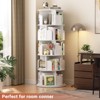 Aheaplus 360° Rotating Bookshelf Tower Revolving Corner Bookcase - 2 of 4