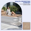 Queen/Full XL Size Air Mattress with Headboard, 18 inch Inflatable with Pillow, Blow Up Mattress with Removable Electric Pump - 4 of 4