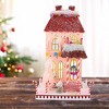 Cody Foster 14.0 Inch Candy Cane Manor Christmas Christmas Village , Lightweight Christmas Decor Nostalgic Putz House (1PC) - 2 of 4