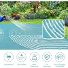 Waterproof Outdoor Rug for Patio, Reversible Plastic Straw Mat Portable Outside Floor Carpet, for RV, Balcony, Porch, Easy to Clean - 3 of 4