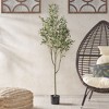 XINGHANZHENXUAN Artificial Olive Tree, Faux Plant for Peaceful Home Ambiance - 2 of 4