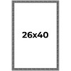 PosterPalooza | Distressed Black Picture Frame - UV Acrylic, Foam Board Backing, Hanging Hardware - 2 of 4