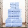 Luxury Cotton Heavyweight Ultra-Plush 10 Piece Towel Set by Blue Nile Mills - 2 of 4