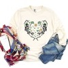 Simply Sage Market Women's Skeleton St. Patrick's Heart Long Sleeve Garment Dyed Tee - 3 of 4