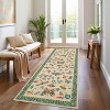 Washable Rug - Non-Slip Soft Farmhouse Carpet Low Pile Thin Floor Cover for Living Room, Bedroom Nursery Dining Room Dorm - 3 of 4