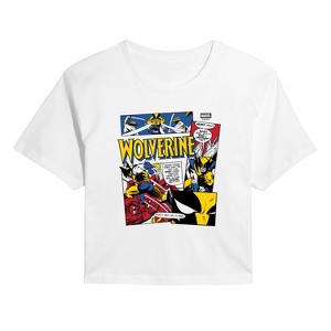 Women's - Marvel - Wolverine Cropped Graphic T-Shirt - 1 of 4