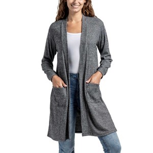 Hello Mello Women’s Cuddleblend Lounge Open Front Cardigan - 1 of 3