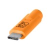 Tether Tools TetherPro USB Type-C Male to USB Type-C Male Cable (10-Ft, Orange) - 3 of 3