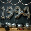 Unique Bargains Party Decorative Polyester Yarn Pom Pom Ball Garlands 6.5 Feet 2 Pcs - 4 of 4