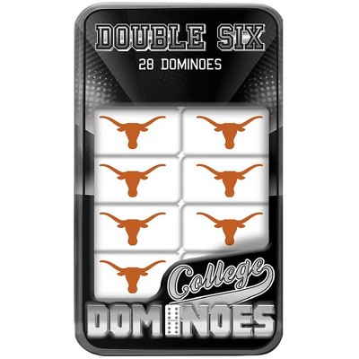 MasterPieces NCAA Texas Longhorns Double Six Dominoes