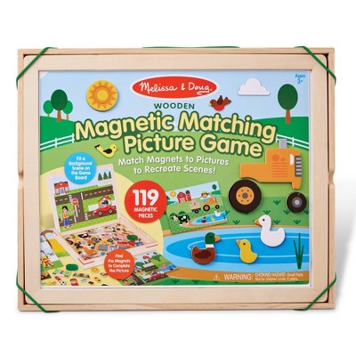 Melissa & Doug Magnetic Matching Picture Game 119pc