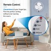 Commercial Cool 16" Wall Mount Fan with Remote, 3 Speeds, Oscillation, Timer, 3 Modes & Adjustable Tilt, CCFWR16W - 2 of 4