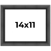 PosterPalooza | Photo Size Refined Black Picture Frame - UV Acrylic, Foam Board Backing, Hanging Hardware - 2 of 4
