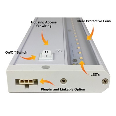 18-Inch Warm White Dimmable LED Under-Cabinet Light