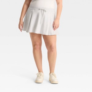 Women's French Terry Mini Skort - Wild Fable™ - 1 of 3