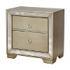 Schulich 2 Drawer Nightstand Champagne - HOMES: Inside + Out - 3 of 4