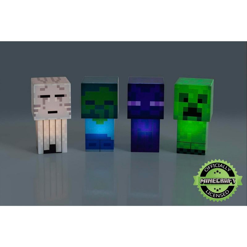 Ukonic Minecraft Mini Mob 4-Piece Figure Mood Light Set | Battery Operated, 2 of 7