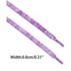 INSPIRE CHIC Gradient Colors Flat Shoelaces for Boots Sneakers 2 Pairs - 3 of 4