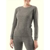 Fruit of the Loom Women's and Plus Long Underwear Waffle Thermal Tops, 2-Pack - 2 of 4