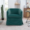 Acekool Modern Swivel Chair, Upholstered Accent Armchair with Wide Seat & Elastic Cushion for Living Room, Bedroom, Office - 3 of 4