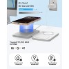 HANPURE Wireless Charging Station for Mag-Safe: Fast Wireless Charger Pad for iPhone 16/15/14/13/12 Series for A-pple Watch 10-2 Air-Pods 4/3/2/Pro - 2 of 4