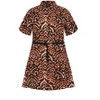 Women's Plus Size Amara Print Dress - marsala | CITY CHIC - 4 of 4