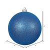 Vickerman Blue Ball Ornament - 2 of 4