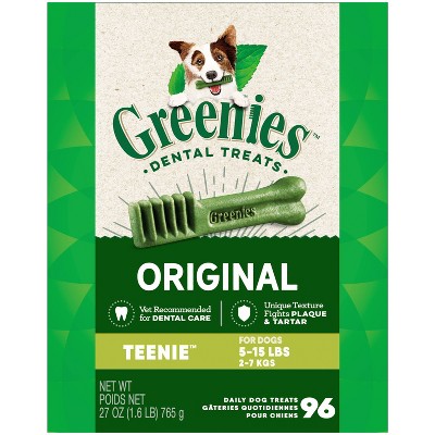 Greenies Teenie Chewy Dental Dog Treats Original Chicken - 27oz