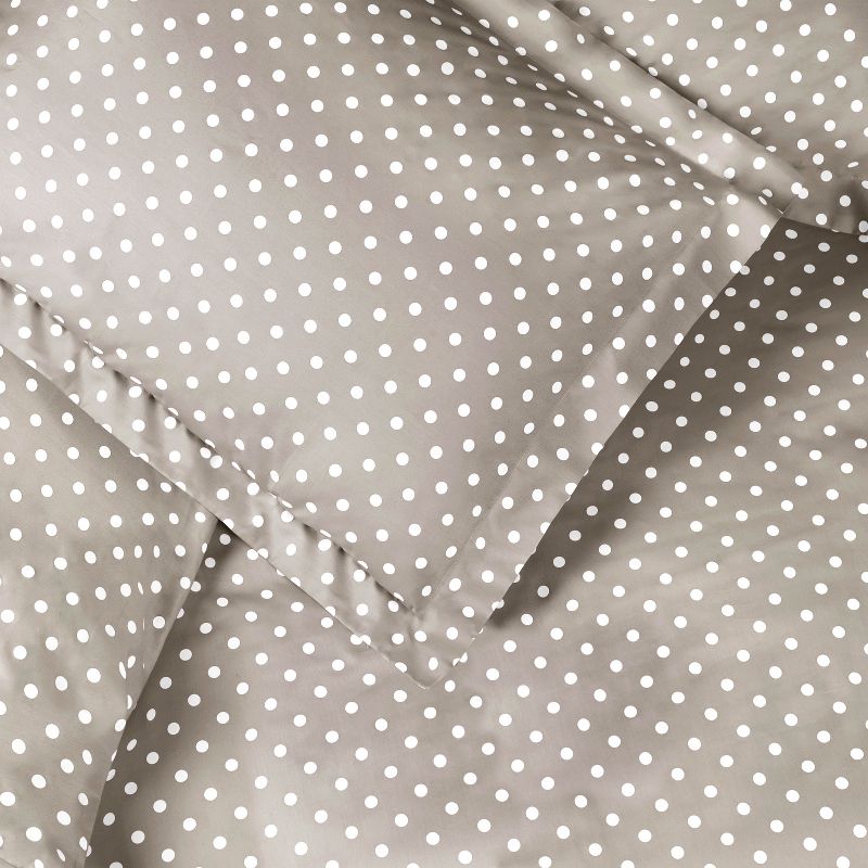 Polka Dot 600 Thread Count Cotton Blend Deep Pocket Bed Sheet Set By Blue Nile Mills, 3 of 6