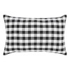 Annie Black Check Be Thankful Pumpkin Pillow 14x22 VHC Brands - 2 of 4