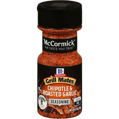 McCormick Grill Mates Gluten Free Chipotle & Roasted Garlic Seasoning - 2.5oz