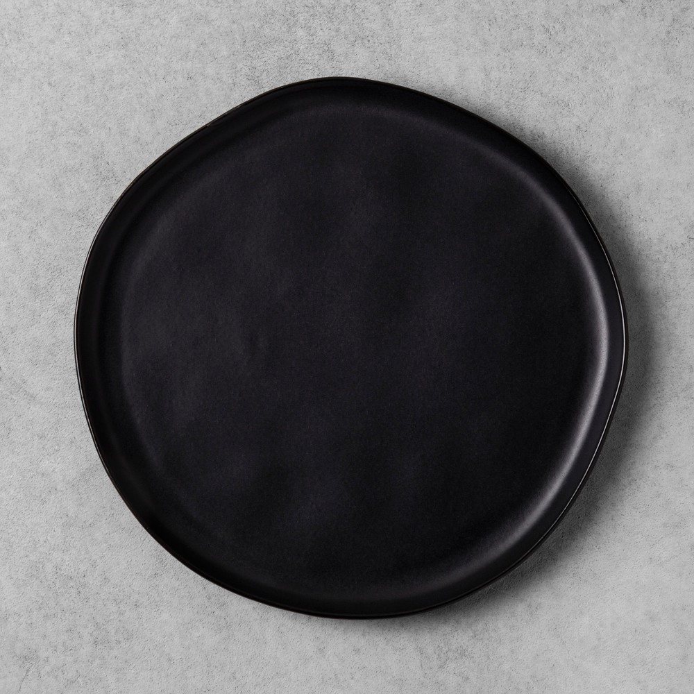 Stoneware Dinner Plate - Black - Hearth & Hand with Magnolia