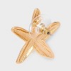 Starfish Post Earrings - A New Day™ Gold - 2 of 2
