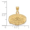 Black Bow Jewelry 14k Yellow Gold Jacksonville State Gamecocks NCAA Small Pendant - 2 of 3
