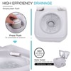 Sandinrayli 2.6 Gal. Gray Porta Potty Portable Toilet No Leakage Camping RV Outdoor Toilet - 4 of 4