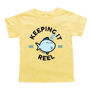 The Juniper Shop SmileyWorld Keeping It Reel Fish Toddler Short Sleeve Tee - 1 of 4