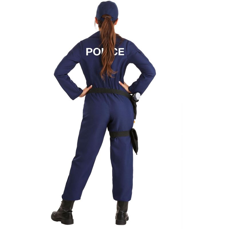 HalloweenCostumes.com Women's Plus Size Tactical Cop Jumpsuit, 2 of 4