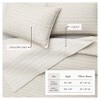 Reversible Honeycomb Waffle Garment Washed Cotton Quilt Set - Great Bay Home - 3 of 4