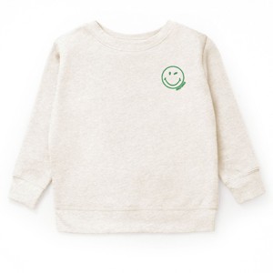 The Juniper Shop Embroidered Smiley Face Outline Youth Sweatshirt - 1 of 3