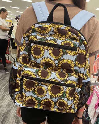 4 in 1 Baby Diaper Bag Backpack Sunflower Pattern