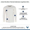 Cotton Plus Men's Thermal Underwear Long Sleeve Shirt - 3 of 3